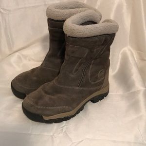 Women’s Sorel Gray Suede Boots 6